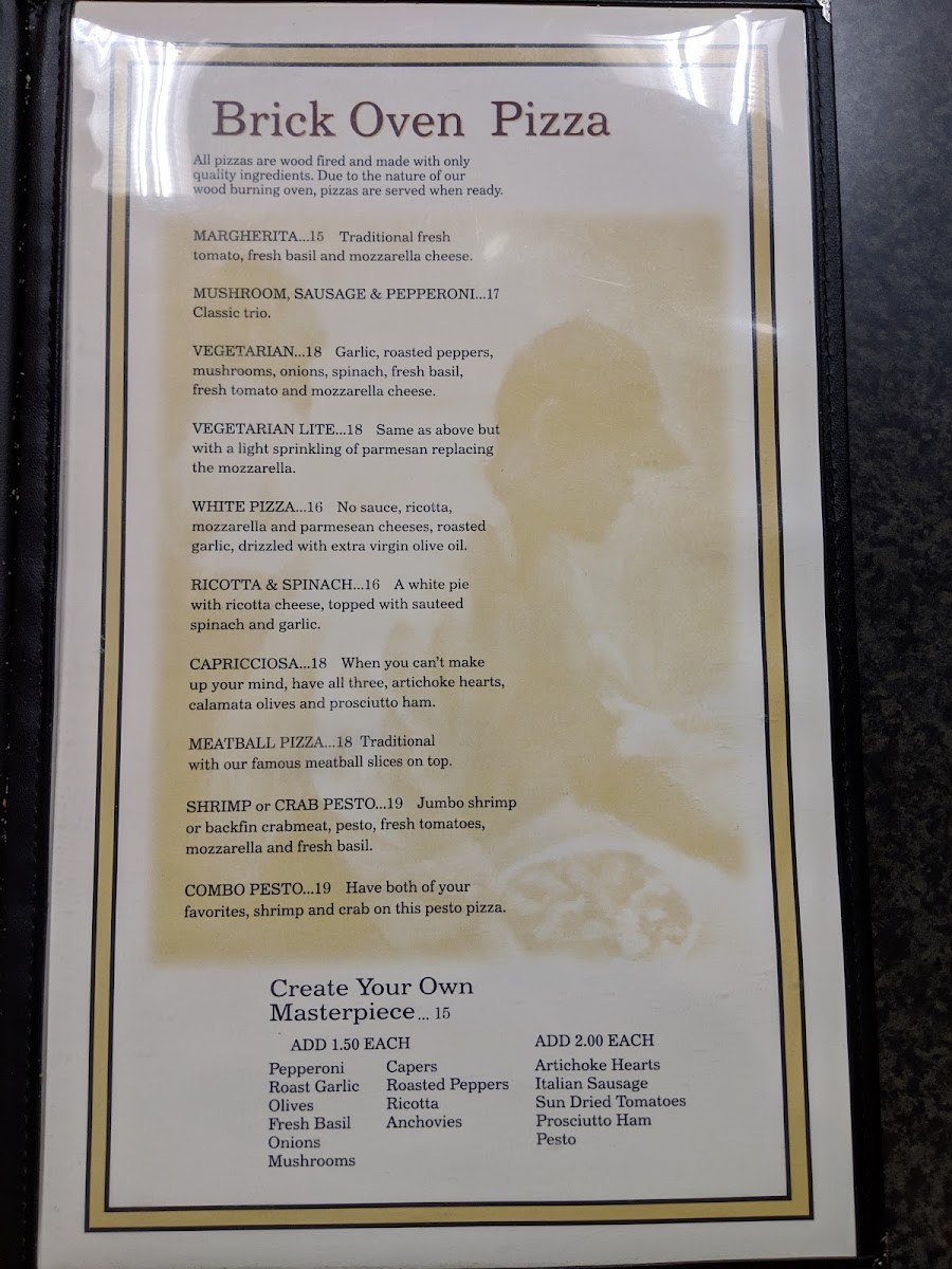 Menu Mancini's Brick Oven Pizzeria And Restaurant-3